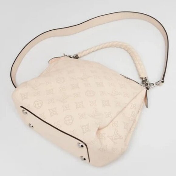 Louis Vuitton Cream Monogram Mahina Leather Babylone BB Bag - Picture 9 of 10
